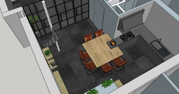 Interieurontwerp swalmen 3d